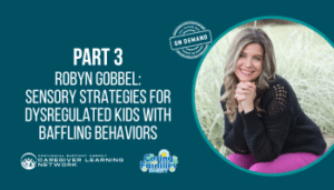ON DEMAND: Robyn Gobbel – Sensory Strategies for Dysregulated Kids with Baffling Behaviors